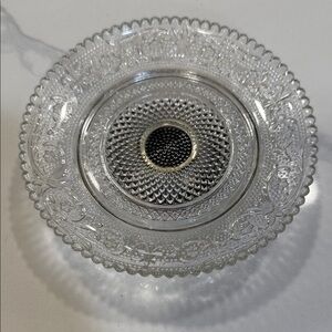 Elegant Clear Glass Plate